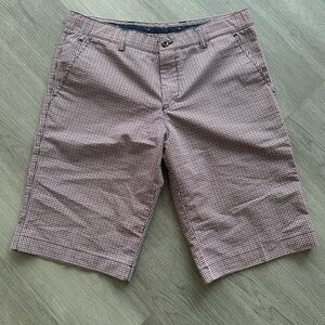 Tommy Hilfiger (unisex) Red, Navy & White Preppy Flat Front Shorts, 42’ nwot